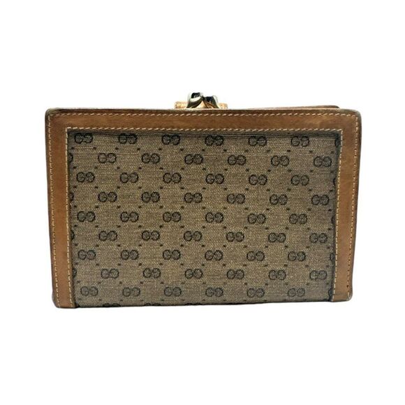 Vintage Gucci GG Kisslock Wallet - Picture 2 of 9